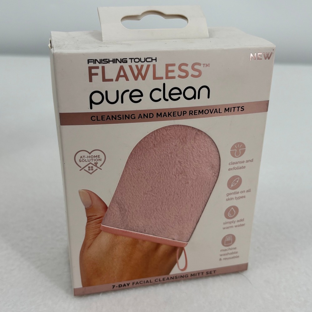 Finishing Touch Flawless Pure Clean 7-Day Makeup Removal Mitt Set